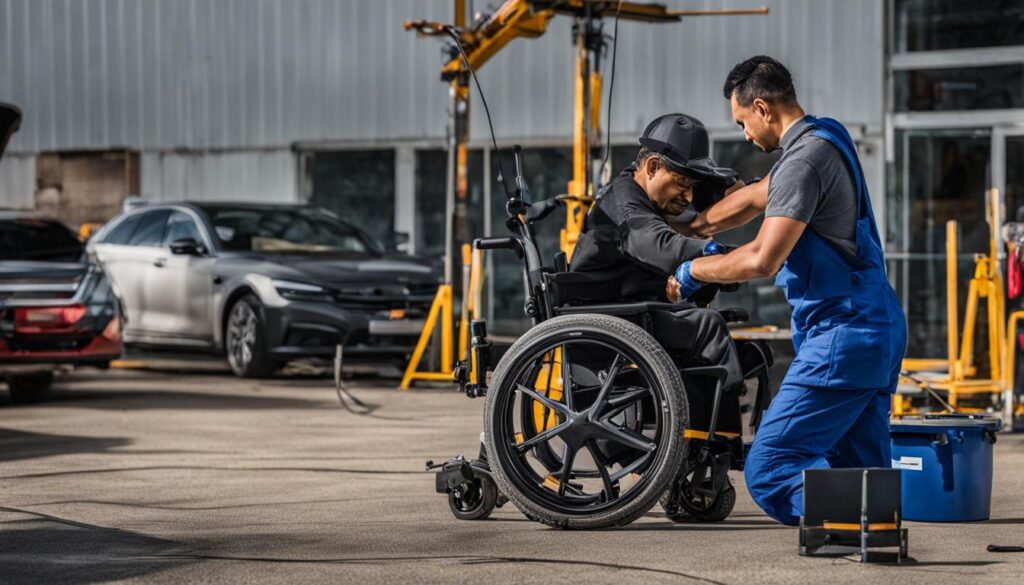 電動輪椅維修工訓練方法