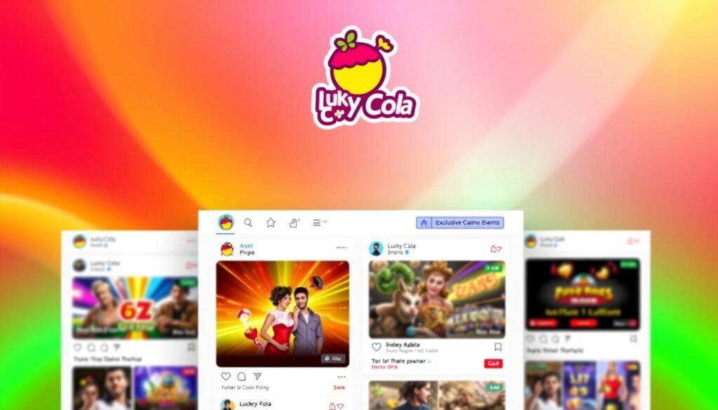 LuckyCola Social Media Integration