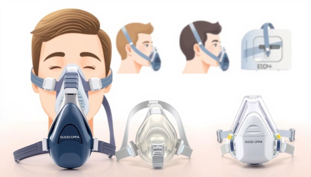睡眠呼吸機面罩類型