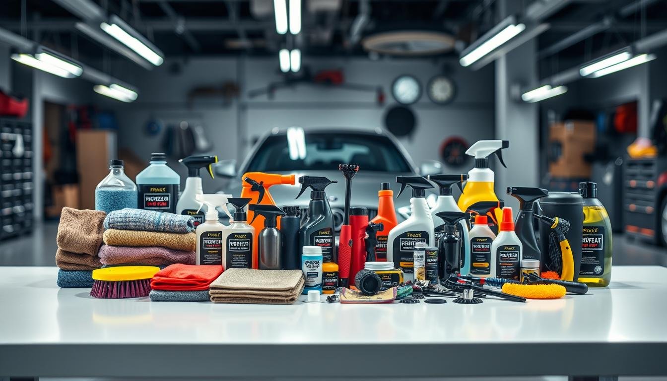 洗車用品種類展示
