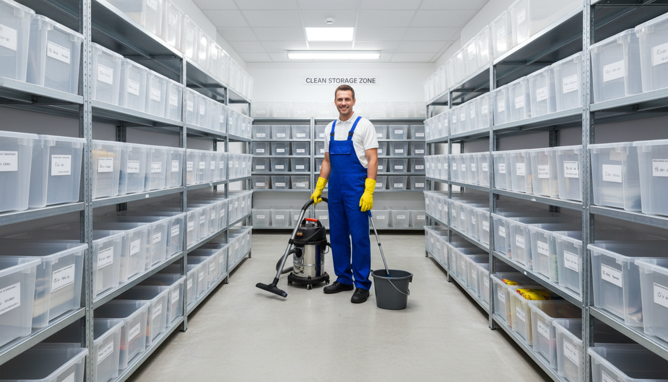 辦公室儲物區域清潔