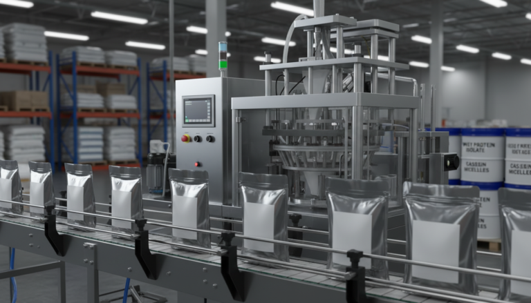 protein powder packing